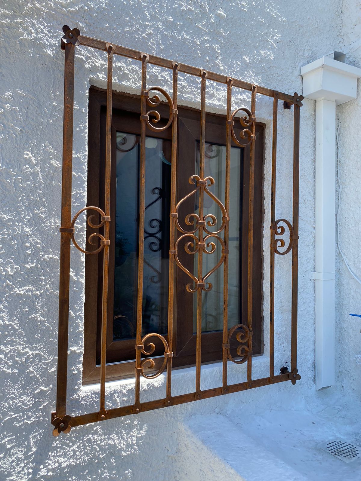 PROTECCION DE FIERRO FORJADO IZQUIERDO