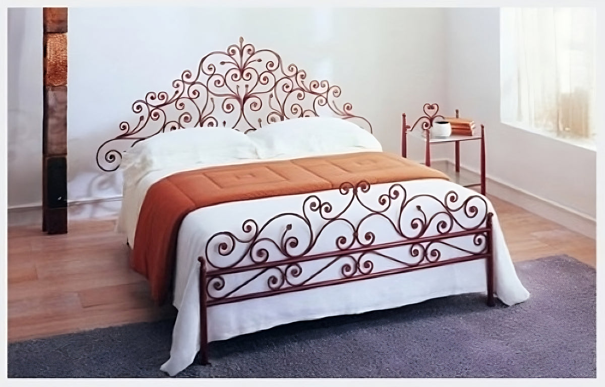 Cama Diseño Romántica | Forja Artística Completa